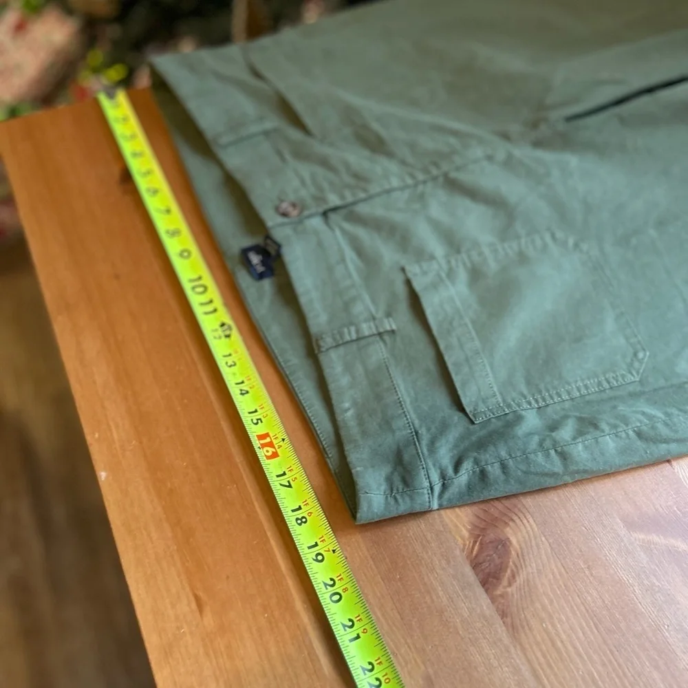 J.Crew Tall camp-pocket wide-leg pant Olive Green Size 34P